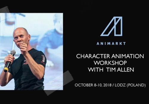 Animarkt 2018 Character Animation Workshop in Łódź, Poland!