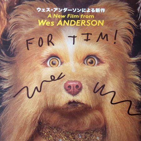 Wes Anderson signed Isle of Dogs poster 1-1
